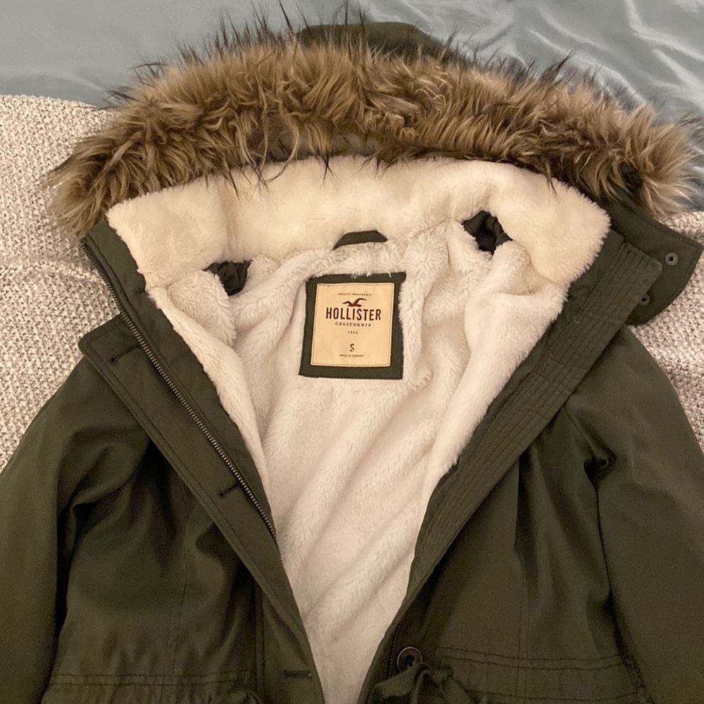 Hollister Fur Hood Winter Jacket